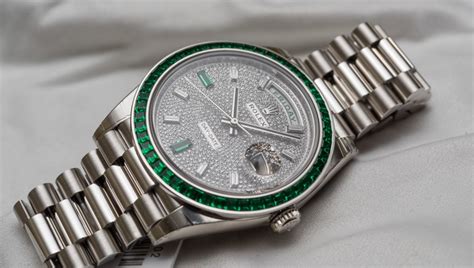 rolex emerald watches list.